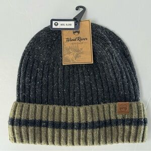 Wind River Heritage Wool Blend Cuffed Toque Beanie NWT
